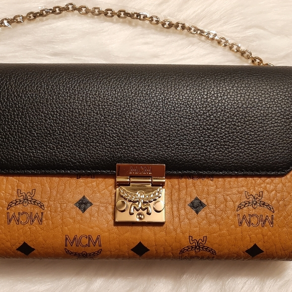 Authentic MCM Millie Viseto Colorblock Crossbody Bag - Picture 3 of 8